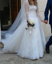 Abito da sposa Nicole taglia S/40