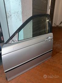 Portiera guidatore e paraurti ant. bmw e46