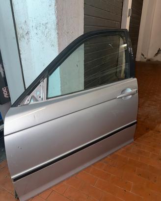 Portiera guidatore e paraurti ant. bmw e46