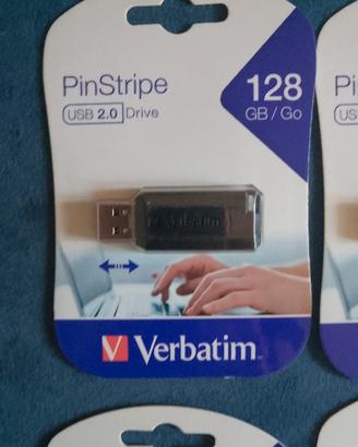 chiavetta USB Verbatim 128 GB sigillata