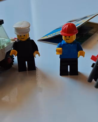 LEGO 6623 e 6606 Police Car + Road Repair Completi