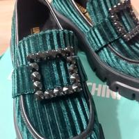 scarpe velluto Barachini n.36