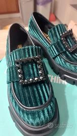 scarpe velluto Barachini n.36