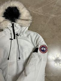 giacca goose canada bianco