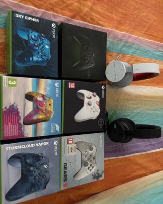 Xbox controller e cuffie