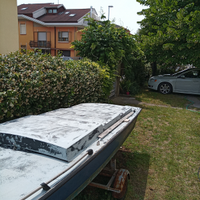 Barca caccia pesca con motore