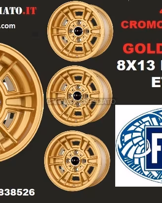 Cerchi cromodora cd66 8x13 4x98 et-3 FIAT ORO