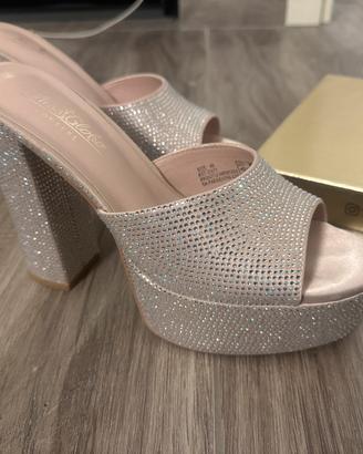 Tacchi brillanti taglia 40