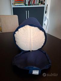 Bodhi Cuscino Rullo Da Yoga - 65x23 Cm, Cotone Resistente, Fodera Lavabile, Imbottitura A Scelta - Foto 8