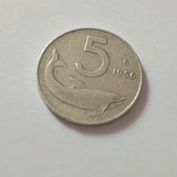 5 lire 1956 rara