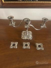 Candelabro in Sheffield Plate