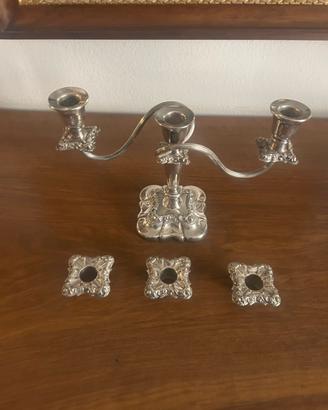 Candelabro in Sheffield Plate