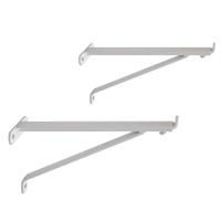 Staffe bianche per lavatoio in ceramica regolabili