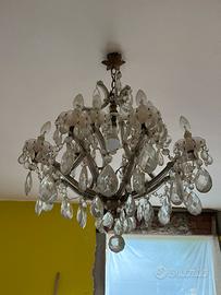 Lampadario in vetro di Murano