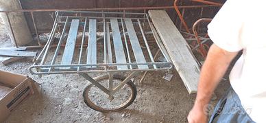 Carrello agricolo 2 ruote con pianale
