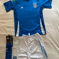 Completo calcio Italia FIGC bambino tg 40