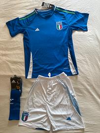 Completo calcio Italia FIGC bambino tg 40