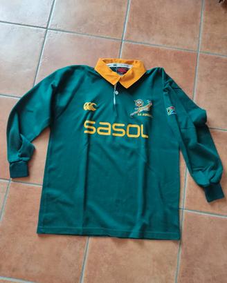 Felpa Sa Rugby Sud Africa Sasol Vintage originale