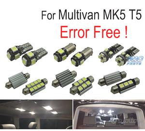 KIT 18 LAMPADE LED INTERNE PER VOLKSWAGEN VW MULTI