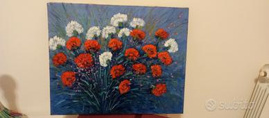 olio su tela senza cornice 40x50