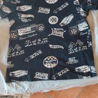maglia bimbo hot weels 8/9 anni 