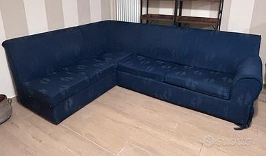 Divano ad angolo con letto estraibile