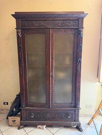 Armadio da cucina vintage vero legno 