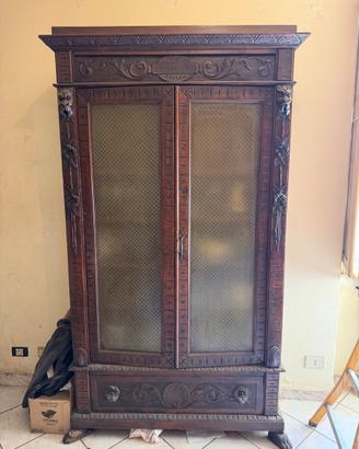 Armadio da cucina vintage vero legno 