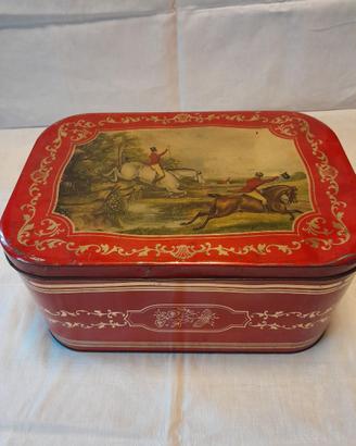 Scatola latta caramelle Leone