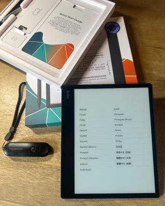 Kobo Elipsa 2E + telecomando + cover
