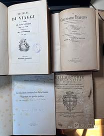 Lotto libri antichi Reggio Emilia