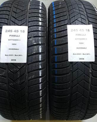 2 GOMME 245 45 18 PIRELLI A2058