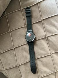 Orologio da uomo nero in gomma vintage 1998 Swatch