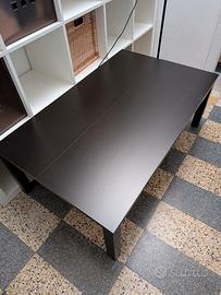 Tavolino ikea nero 115x70xh40,5, con contenitore