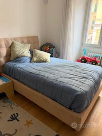 Letto di velluto 1 piazza e mezza