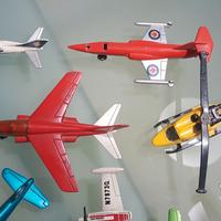 Modellini in metalli aereoplani