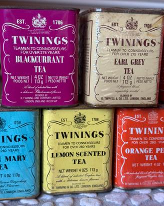 Scatole vintage Twinings