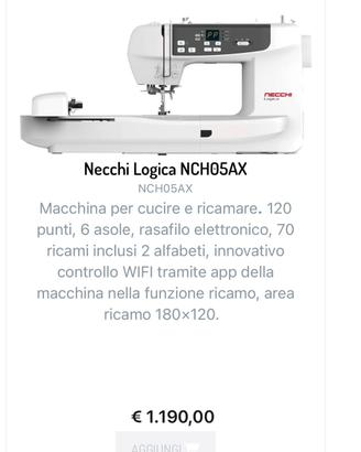 Necchi Logica NCH05AX in garanzia