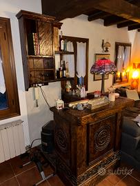 Mobile bar legno massiccio