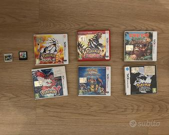 Giochi 3Ds e Ds, pokemon, donkey kong e sonic