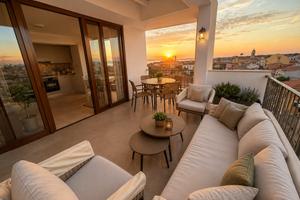Splendido attico con terrazza panoramica - Cabras