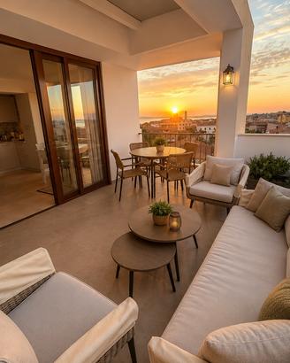 Splendido attico con terrazza panoramica - Cabras