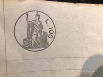 Foglio carta bollata 100 lire