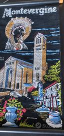 Stendardo madonna in tessuto prezioso
