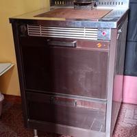 Stufa a legna con ventilazione