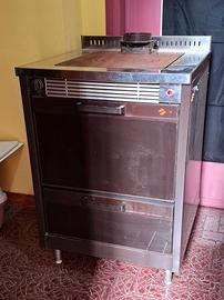 Stufa a legna con ventilazione