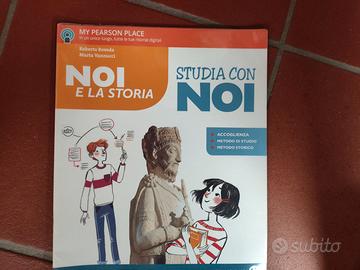 Blocco libri di storia Ptima media