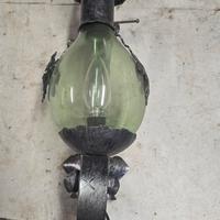 lampadario da esterno ferro battuto 