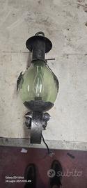 lampadario da esterno ferro battuto 