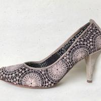 Décolleté pizzo e camoscio estive n.37